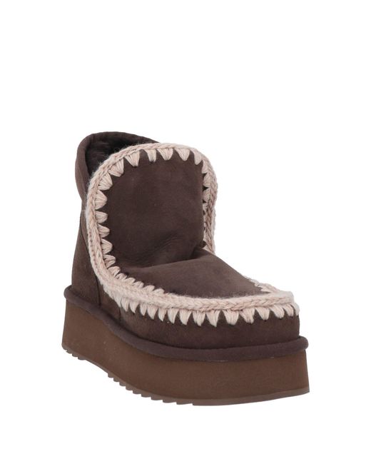Bottines Mou en coloris Brown