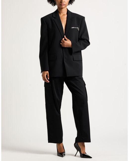 DSquared² Black Blazer Polyester