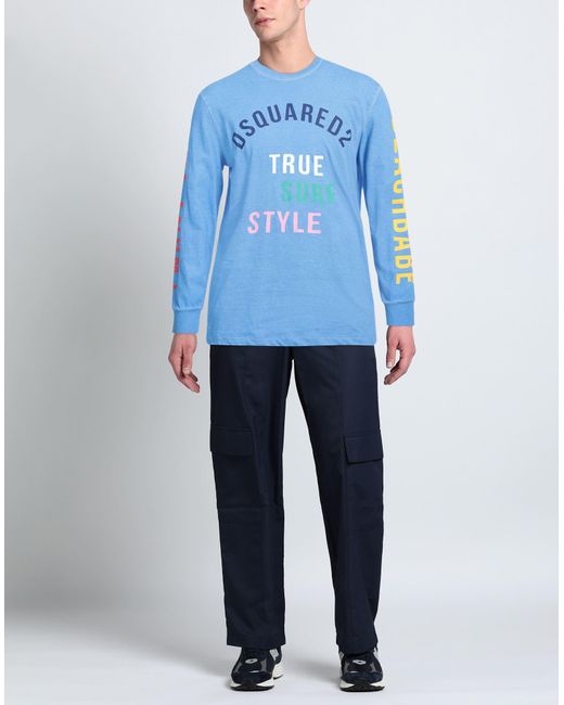 DSquared² Blue T-shirt for men