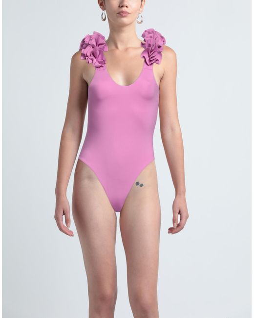 Maygel Coronel Pink One-piece Swimsuit