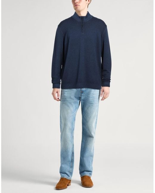 Moorer Rollkragenpullover in Blue für Herren