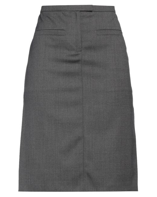 Courreges Gray Midi Skirt