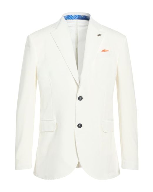 Bob White Blazer Polyester for men