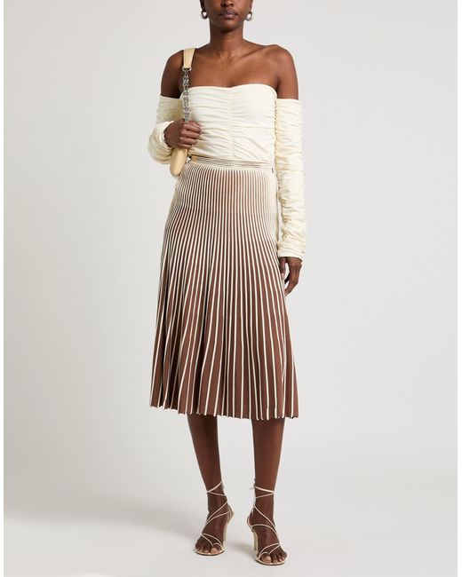 Elisabetta Franchi White Midi-Rock