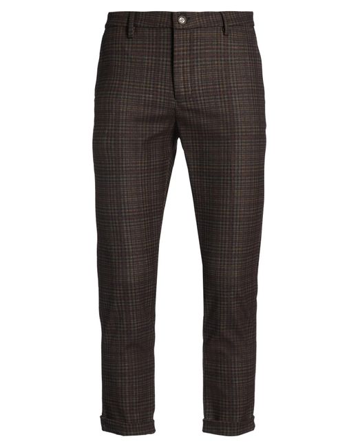 OVER/D Gray Dark Pants Polyester, Rayon, Elastane for men