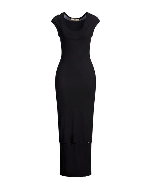 KNWLS Black Maxi Dress Polyamide, Elastane