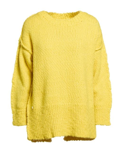 Manila Grace Yellow Sweater Wool, Polyamide