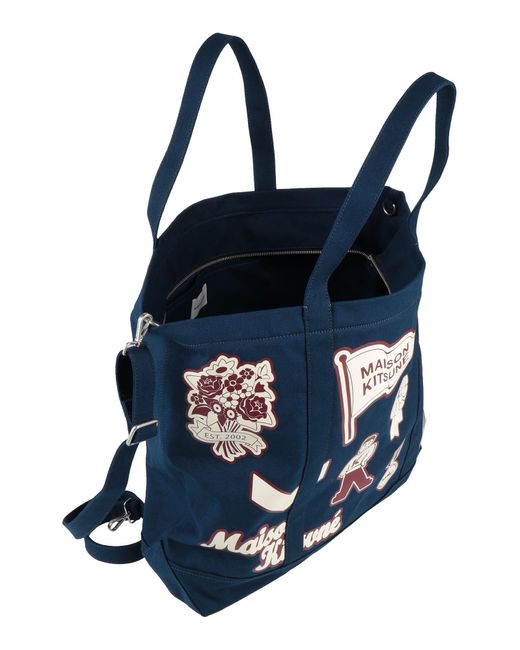Maison Kitsuné Blue Handbag