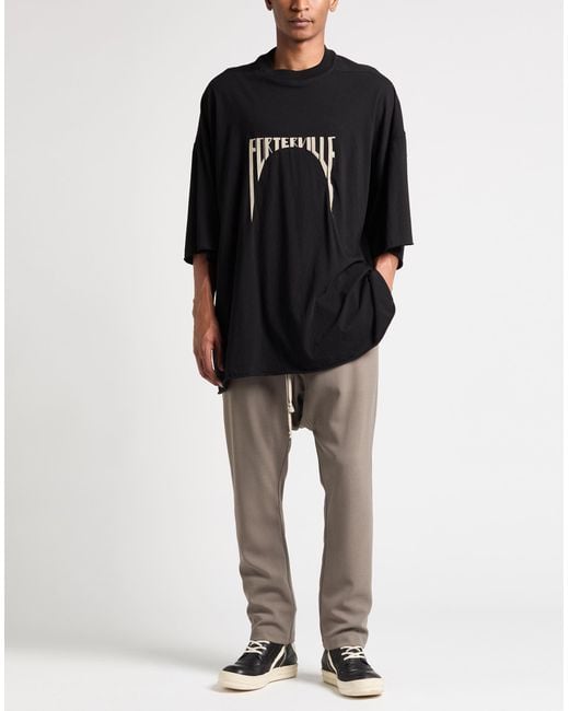 Rick Owens Black T-Shirt for men