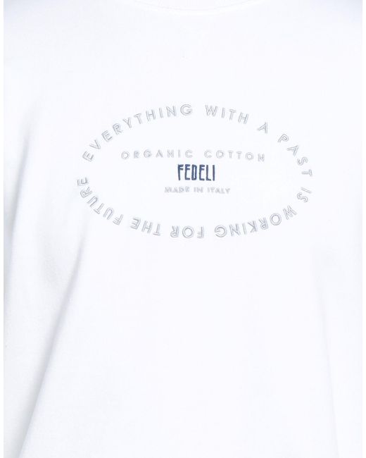 Fedeli White Sweatshirts for men