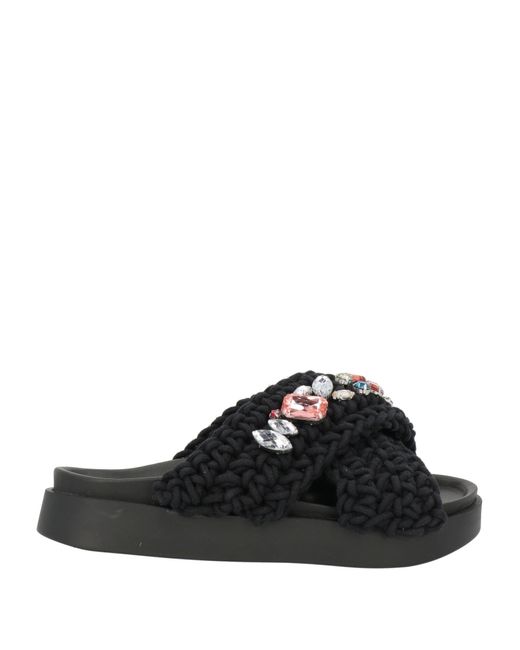 Inuikii Black Sandals