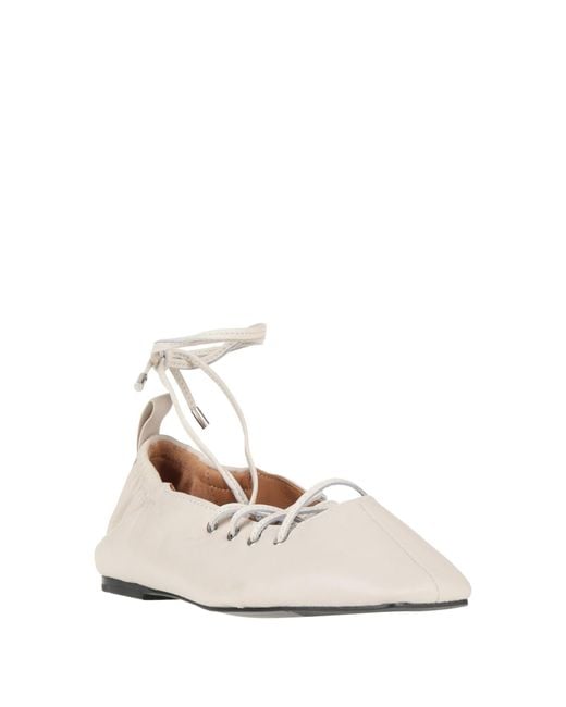 Rag & Bone White Ballet Flats