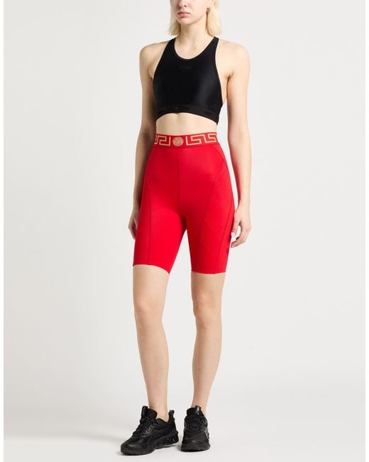 Versace Red Shorts & Bermuda Shorts