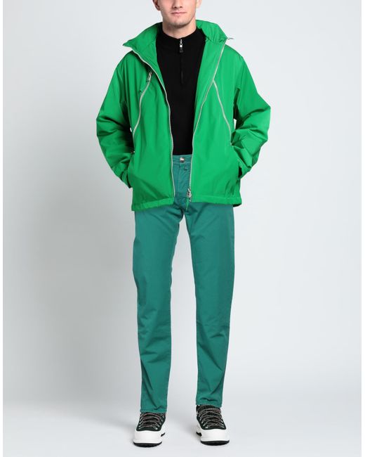 Jacob Coh?n Green Emerald Pants Cotton, Elastane for men