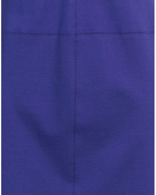 Biancoghiaccio Blue Mini Dress Viscose, Polyamide, Elastane