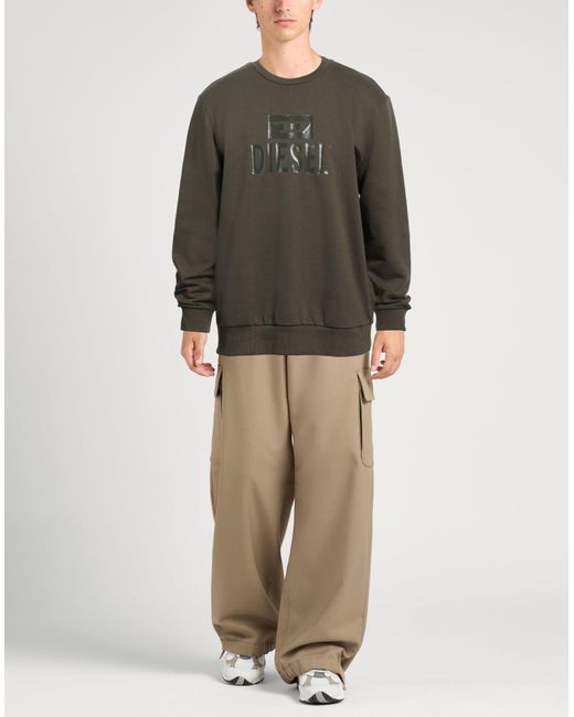 Sudadera DIESEL de hombre de color Green