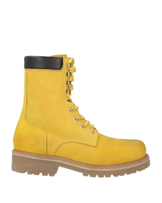 Ennequadro Yellow Ankle Boots