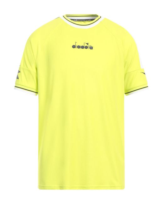 Diadora Yellow T-shirt for men