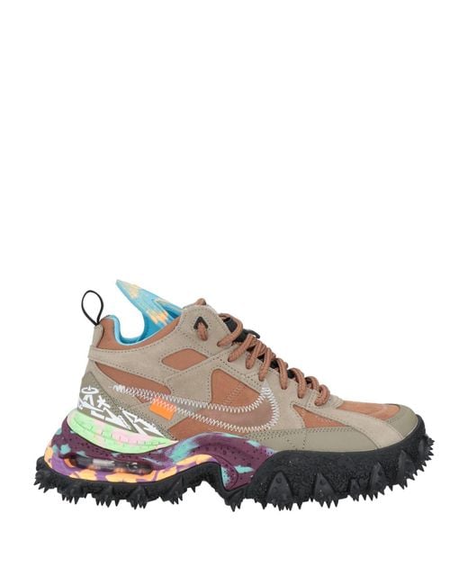 Nike Brown X Off- Sneakers Leather for men