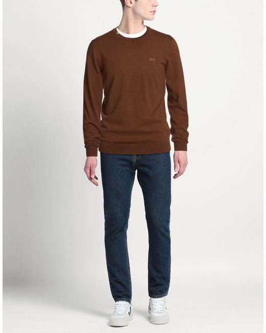 Sun 68 Brown Sweaters for men