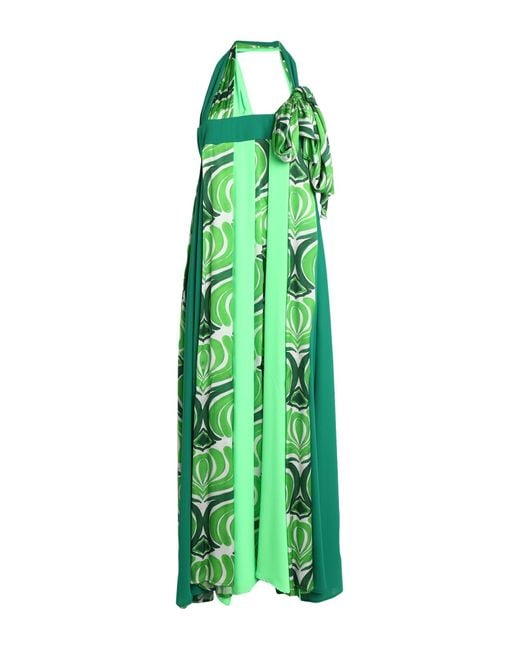 Hanita Green Maxi-Kleid