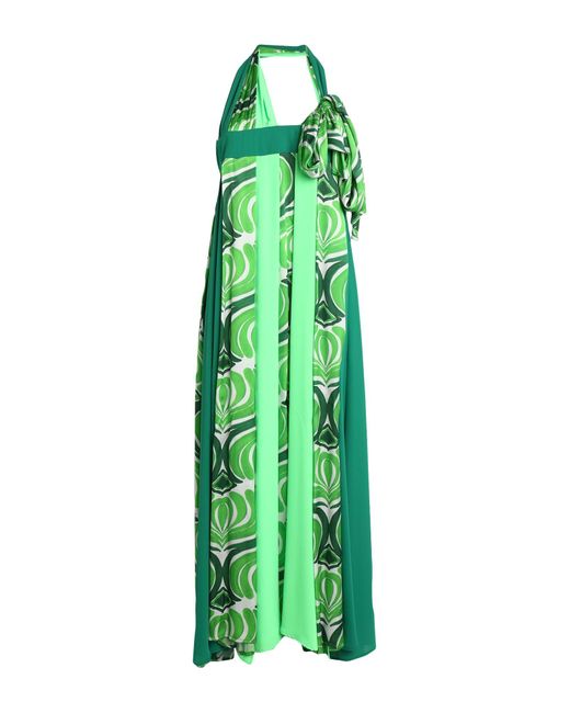Hanita Green Maxi Dress