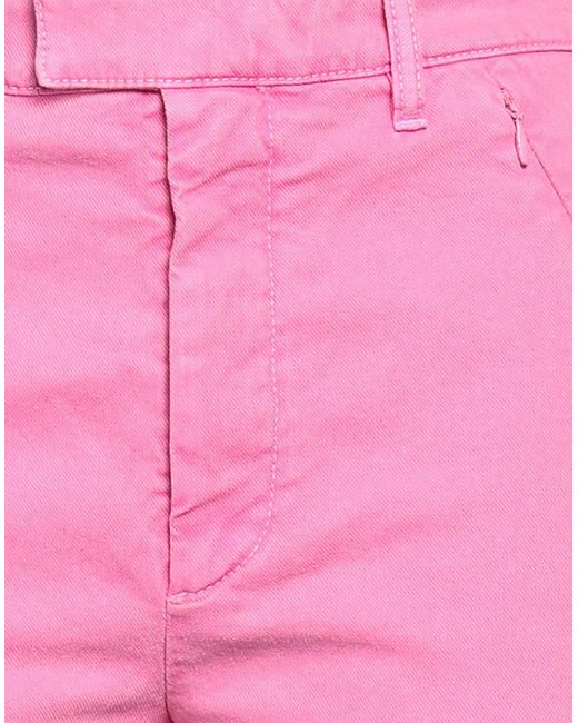 MM6 by Maison Martin Margiela Pink Denim Shorts