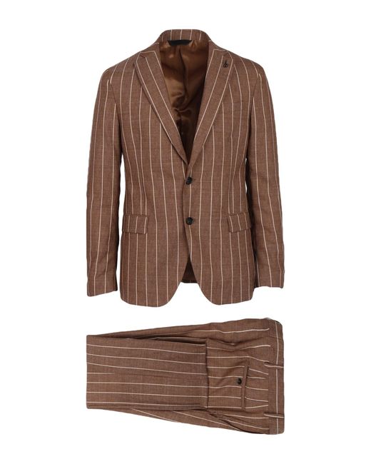 Paoloni Anzug in Brown für Herren