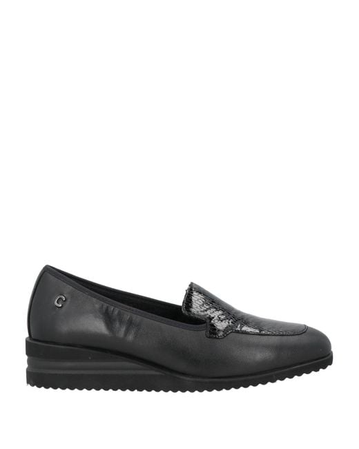 Cinzia Soft Black Loafers Leather