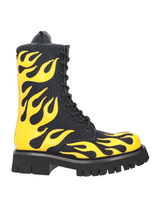 Moschino Yellow Boot for men