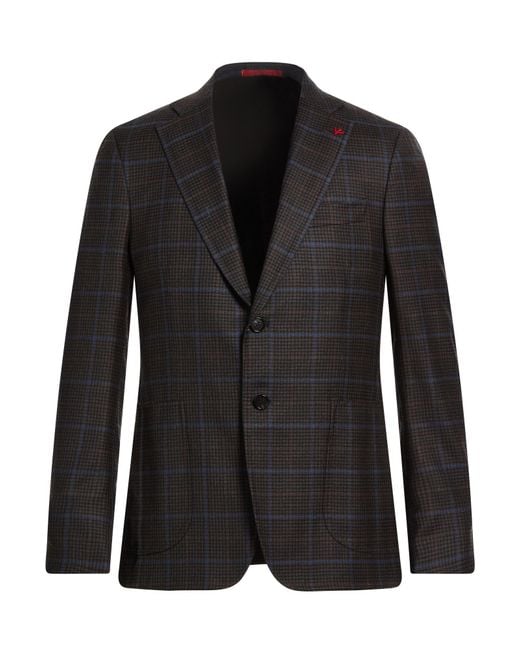 Isaia Black Blazers for men