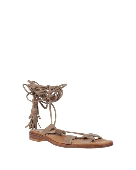 Dondup White Thong Sandal
