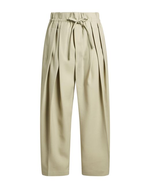 Jil Sander White Pants Wool