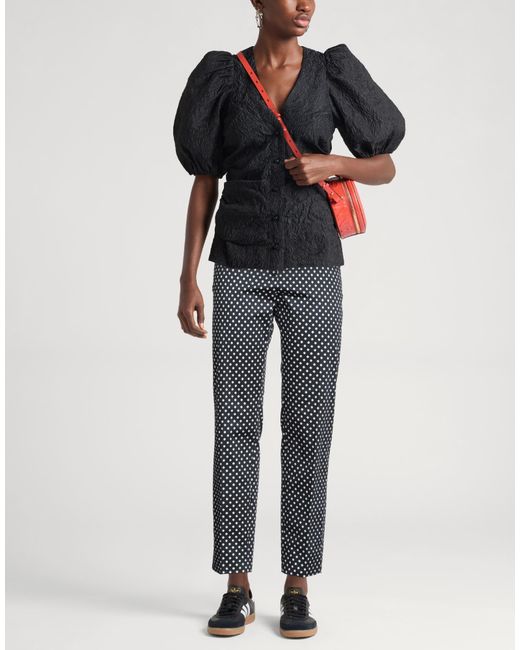 Peserico Blue Icon 4718 Midnight Pants Cotton, Elastane