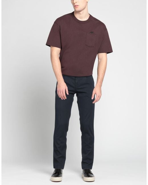Myths Blue Pants Cotton, Lyocell, Elastane for men