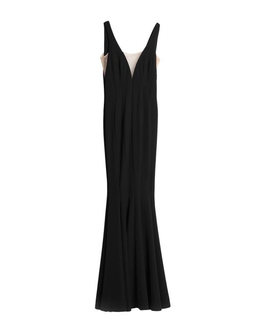 ATELIER LEGORA Synthetic Long Dress in Black | Lyst