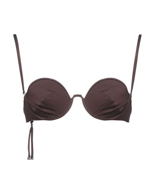 Jacquemus Brown Bikini Top