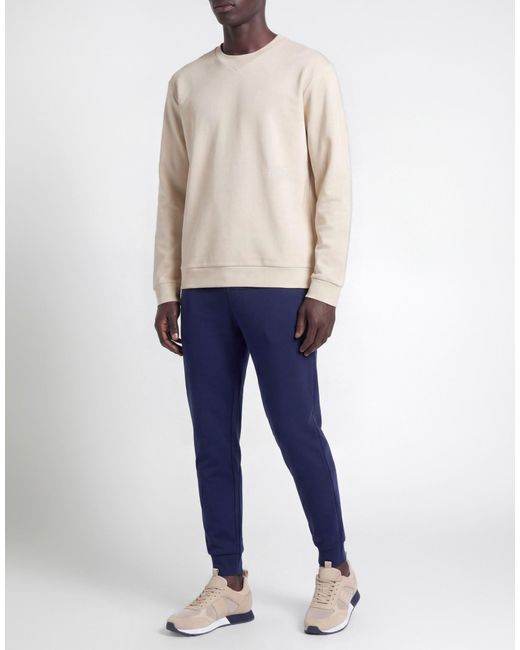EA7 Natural Sweatshirt Cotton, Elastane for men