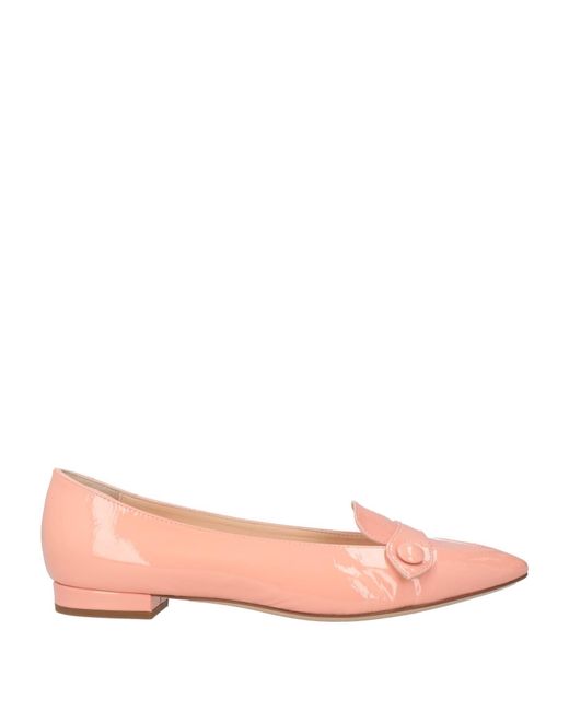 Agl Attilio Giusti Leombruni Pink Loafers Leather