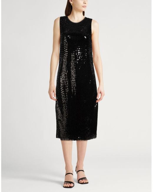 Peserico Black Midi Dress