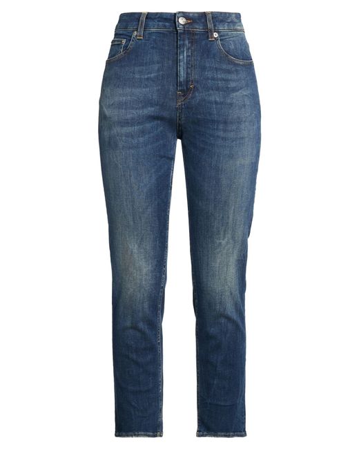 Department 5 Blue Jeans Cotton, Elastomultiester, Elastane