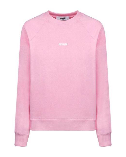 Sweat-shirt MSGM en coloris Pink