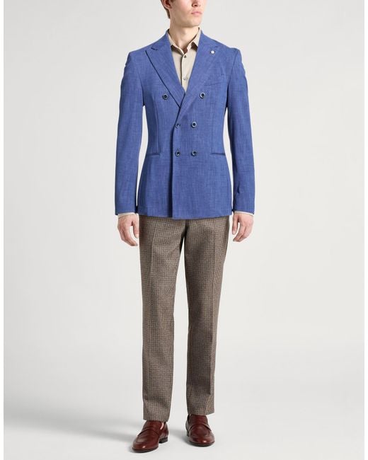 Barbati Blue Blazer for men