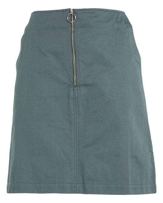 Maison Kitsuné Gray Mini Skirts