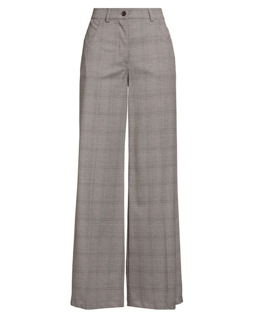 Aspesi Gray Taupe Pants Polyester, Acrylic, Viscose, Virgin Wool, Elastane