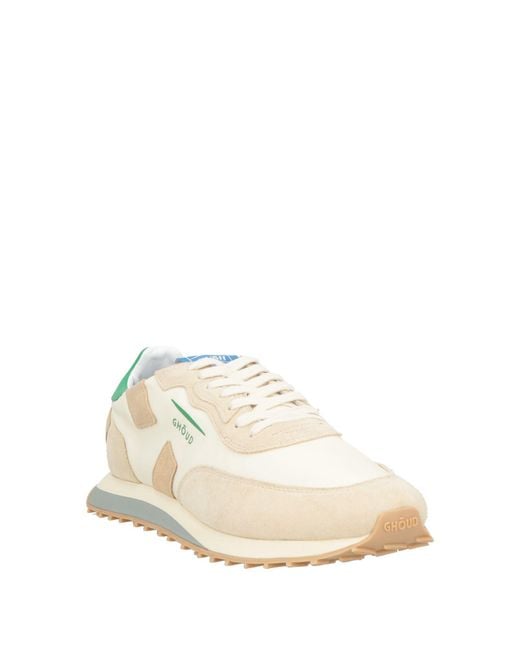 GHOUD VENICE Natural Sneakers Leather, Textile Fibers for men