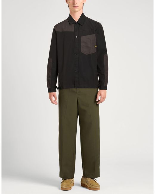 G-Star Black Shirt Elastane, Recycled Polyester for men