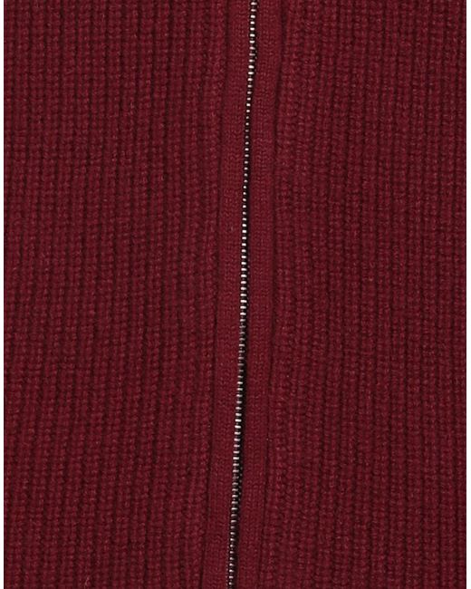 Isaia Red Cardigan for men