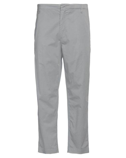 Dondup Gray Pants Cotton, Elastane for men