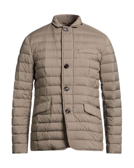 Moorer Gray Puffer Polyamide, Polyurethane for men